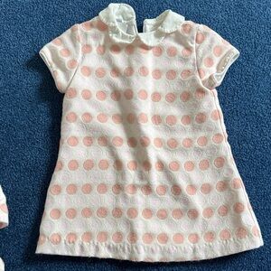 Bella Bliss Polka Dot Dress with Peter Pan Collar